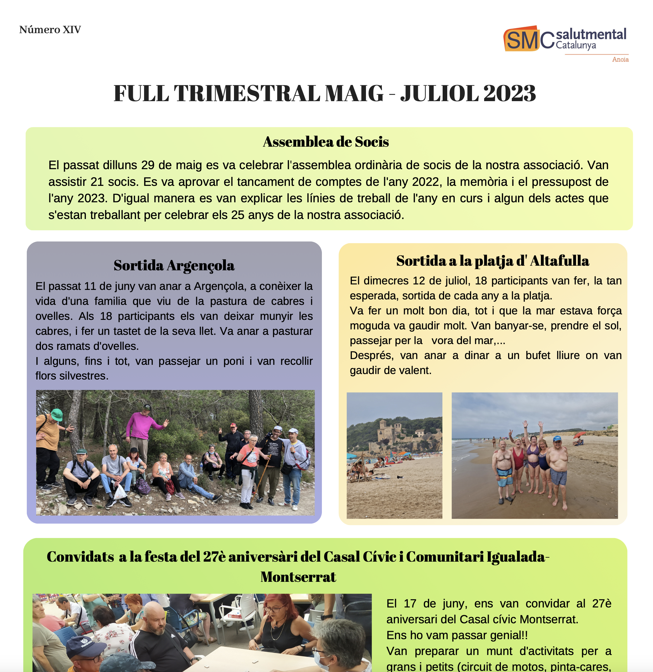 ASSOCIACIÓ FAMILIARS SALUT MENTAL ANOIA