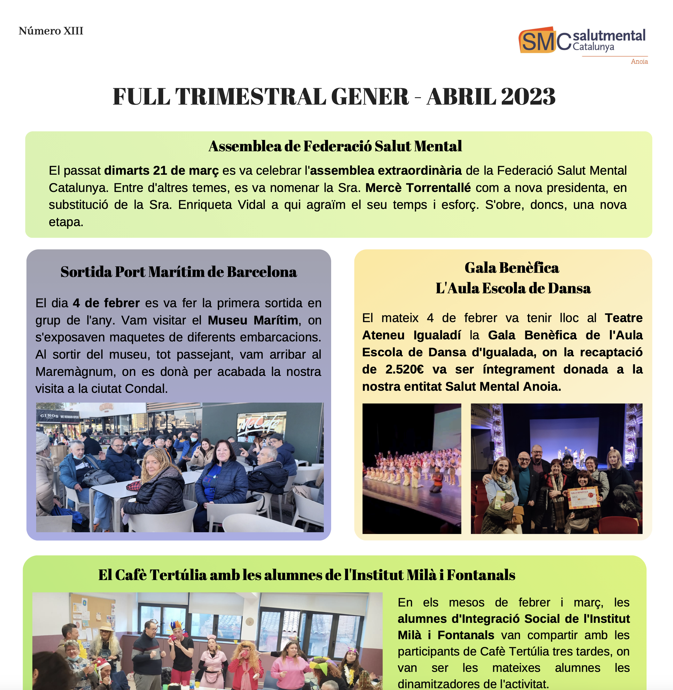 ASSOCIACIÓ FAMILIARS SALUT MENTAL ANOIA